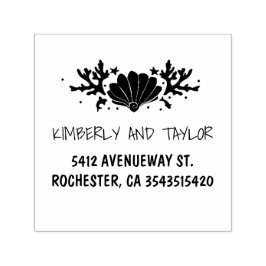 ビーチカップル結婚ズ セルフインキングスタンプ