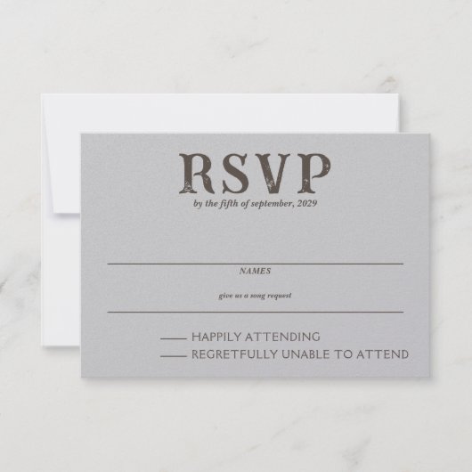 ビーチカップル 出欠カード (正面)