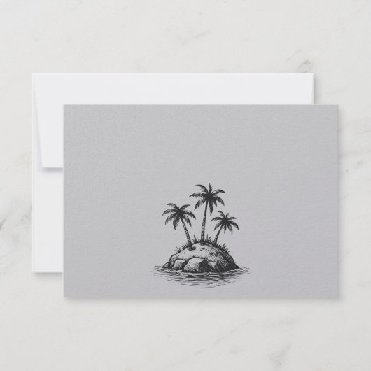 ビーチカップル 出欠カード (裏面)