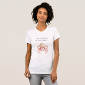 ビーチカニで人生もっと楽しく Tシャツ (正面フル)