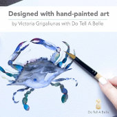 ビーチカニブライダルシャワー招待状