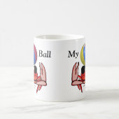 ビーチカニ、私のボール、MeWarriorWoman on Twitch コーヒーマグカップ (中央)