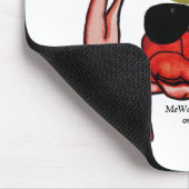 ビーチカニ、私のボール、MeWarriorWoman on Twitch マウスパッド (コーナー)