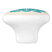 ビーチカラフルシェルのホタテの引き出しノブ セラミックノブ (側面)