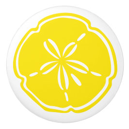 ビーチカラフルシェル砂ドル引出しノブ セラミックノブ