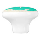 ビーチカラフルシェル砂ドル引出しノブ セラミックノブ (側面)