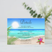 ビーチカラフルヒトデ結婚ィス詳細 エンクロージャーカード (スタンド正面)