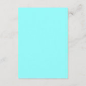 ビーチカラフルヒトデ結婚ィス詳細 エンクロージャーカード (裏面)