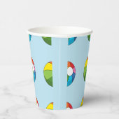ビーチカラフルボール 紙コップ (右)