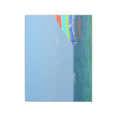 ビーチカラフル傘 ノートパッド (回転)