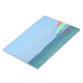 ビーチカラフル傘 ノートパッド (アングル)