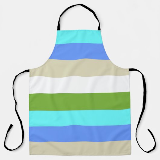 ビーチカラーストライプズオブシントマールテン エプロン (正面)
