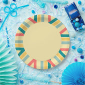 ビーチカラー数々のを取得 ペーパープレート (パーティー)