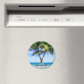 ビーチカリブのアイランドライフシーシェルDIY写真 マグネット (インサイチュ (食洗機))