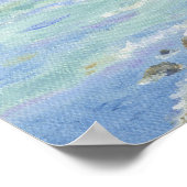 ビーチカリブのアートプリント ポスター (角)