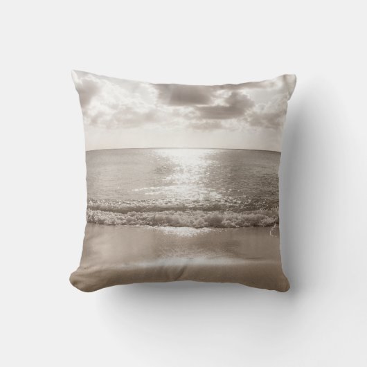 ビーチカリブのゼンオアシス#2 #ocean #wall #art クッション (正面)