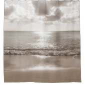 ビーチカリブのゼンオアシス#2 #ocean #wall #art シャワーカーテン (正面)
