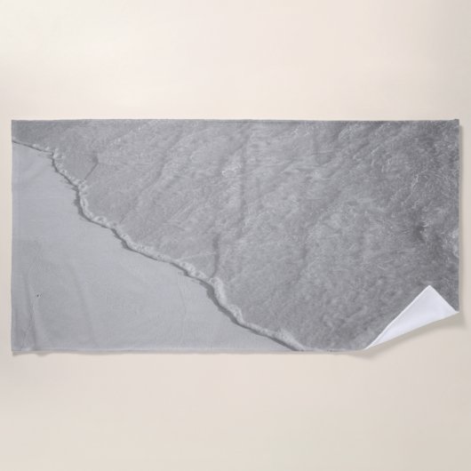 ビーチカリブのゼンオアシス#3 #ocean #wall #art ビーチタオル (正面)