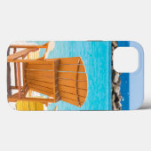 ビーチカリブのチェアオアシス#caribbean #wall Case-Mate iPhoneケース (裏面 (横))