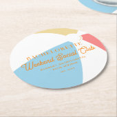ビーチカントリークラブ | ブライズ ラウンドペーパーコースター (アングル)