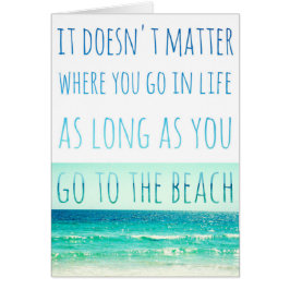 ビーチカードに行く限り