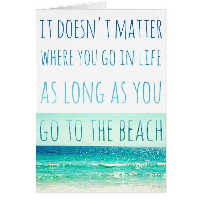 ビーチカードに行く限り (正面)