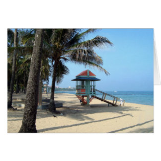 ビーチカードの小屋