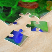 ビーチガラスの壁画 ジグソーパズル (側面)