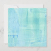 ビーチガラステラモダンッツォレトロブライダルシャワー 招待状 (裏面)