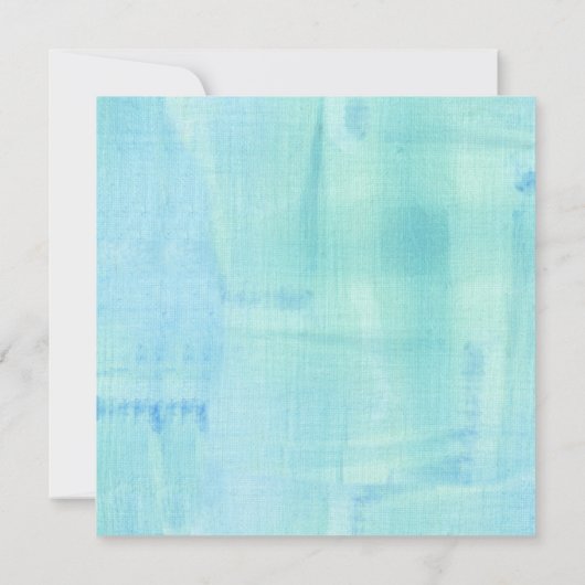 ビーチガラステラモダンッツォレトロブライダルシャワー 招待状 (裏面)