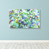 ビーチガラス–1 キャンバスプリント (インサイチュ (ウッドフロア))