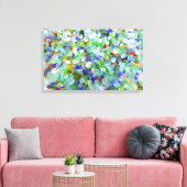 ビーチガラス–1 キャンバスプリント (インサイチュ (リビング))