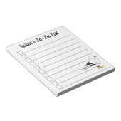 ビーチガルシーガルニューヨークシティピジョンバード ノートパッド (アングル)