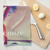 ビーチガールサンダー_コーブ キッチンタオル (四つ折り)