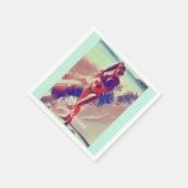 ビーチガールサンダー_コーブ スタンダードカクテルナプキン (角)