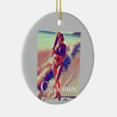 ビーチガールサンダー_コーブ セラミックオーナメント (右)