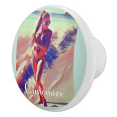 ビーチガールサンダー_コーブ セラミックノブ (右)