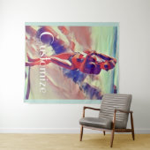 ビーチガールサンダー_コーブ タペストリー (インサイチュ(横))