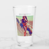 ビーチガールサンダー_コーブ タンブラーグラス (裏面)
