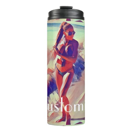 ビーチガールサンダー_コーブ タンブラー (正面)