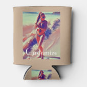 ビーチガールサンダー_コーブ 缶クーラー (正面)