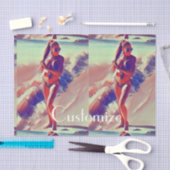 ビーチガールサンダー_コーブ 薄葉紙 (クラフト)