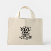 ビーチガールスターフィッシュ海ライフ ミニトートバッグ (裏面)