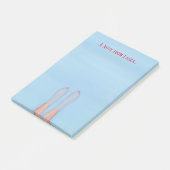 ビーチガールパーソナライズされたカッコいい海キャビンかわいい ポストイット (アングル)