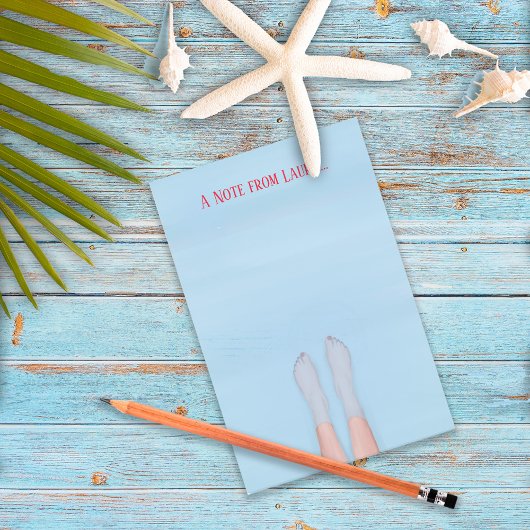 ビーチガールパーソナライズされたカッコいい海キャビンかわいい ポストイット