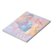 ビーチガールフレンズカスタマイズ可能ノートパッド ノートパッド (回転)