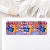 ビーチガールフレンズ差出人住所ラベル ラベル (インサイチュ)