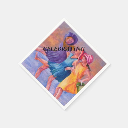 ビーチガールフレンズ紙ナプキンス スタンダードカクテルナプキン (角)