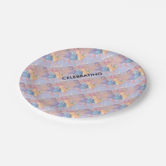 ビーチガールフレンド ペーパープレート (アングル)