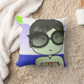 ビーチガール2面枕 クッション (ブランケット)